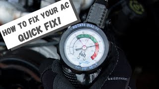 HOW TO FIX YOUR CAR AC OVER PRESSURIZED SYSTEM [upl. by Annoled]