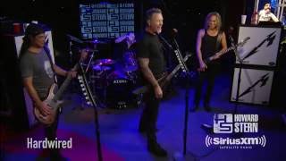 Metallica quotHardwiredquot Live on the Howard Stern Show [upl. by Yacov]