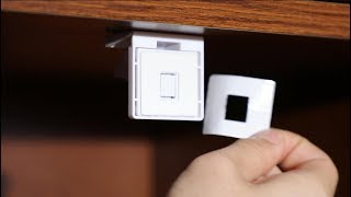 How to install cupboard locks with adaptor [upl. by Dnamron]