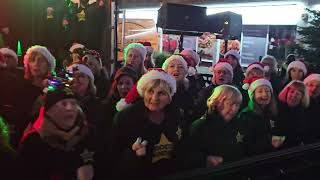 WHAT CHRISTMAS MEANS TO ME Rock Choir at Birkdale Lights Switch On 1st December 2024 [upl. by Nedra]