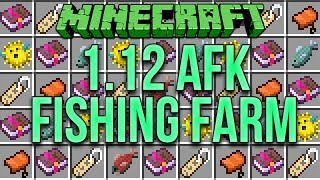 Minecraft 112 AFK Fishing Farm Tutorial From Hermitcraft [upl. by Farlay]