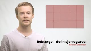 Rektangel  definisjon og areal [upl. by Ayala]