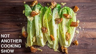 THE ORIGINAL CAESAR SALAD RECIPE [upl. by Adnahsed]