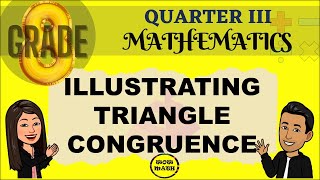 ILLUSTRATING TRIANGLE CONGRUENCE  GRADE 8 MATHEMATICS Q3 [upl. by Utimer405]