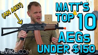 Best AEGs Under 150  Airsoft [upl. by Artenra83]