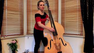 Twenty Flight Rock Eddie Cochran  Double Bass Tutorial [upl. by Eniluqcaj]