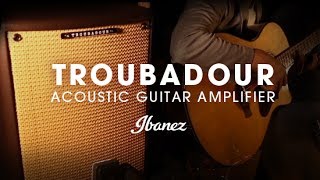 Ibanez T80II  Troubadour Acoustic Guitar Combo Amplifier with AE900NT [upl. by Eirtemed126]