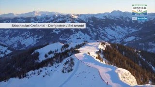 Drohnenflug Skigebiet GroßarltalDorfgastein [upl. by Ylac]