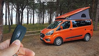 Ford Transit Custom Nugget 20 EcoBlue 185 TEST Kamperovana [upl. by Iadrahs]