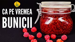 Dulceata de zmeura ca pe vremea bunicilor  Pas cu pas [upl. by Ahsiram521]