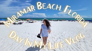 Miramar Beach Fort Walton amp Destin Florida Vacation Day in My Life Vlog Beach Vacation Part 1 30A [upl. by Suolevram2]