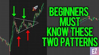 The Two Chart Patterns all Traders must know  Ascending TriangleBullish Pennant [upl. by Shepperd]