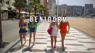 Benidorm Spain 🇪🇸 Full Walking Tour in 4K  Costa Blanca [upl. by Narih]