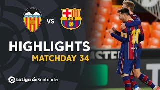 Highlights Valencia CF vs FC Barcelona 23 [upl. by Oba]