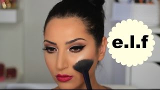 One Brand Makeup Tutorial With elf [upl. by Kolnick]