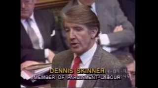 Margaret Thatcher Vs Denis Skinner [upl. by Mikael]