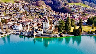 Switzerland 🇨🇭  Oberhofen am Thunersee  Oberhofen Castle 🏰 [upl. by Valente690]