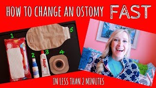 How To Change Your Ostomy FAST [upl. by Bashemath]