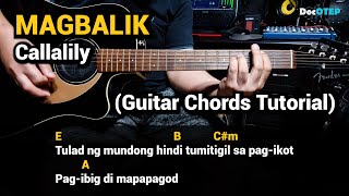 MAGBALIK  Callalily Guitar Chords Tutorial with Lyrics [upl. by Arlina138]