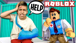 Ferran Ends up in The HOSPITAL in Roblox Brookhaven  Royalty Gaming [upl. by Thema]