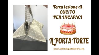 Tutorial porta torte in stoffa anche per incapaci [upl. by Isyak536]