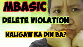 USAPANG DELETE VIOLATION SA MBASIC FACEBOOK [upl. by Efioa]