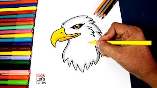 Cómo dibujar un Águila paso a paso  How to draw an Eagle [upl. by Emirac796]