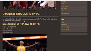 Download NBA Live 18 on PC [upl. by Elagibba137]