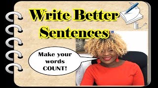 How to Write Clear Concise Sentences  Reducing Wordiness [upl. by Seebeck]