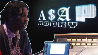 Asap Rocky Freestyling with Murda Beatz [upl. by Laitselec]