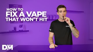 How To Fix A Disposable Vape That Wont Hit  Distromike [upl. by Sanford]