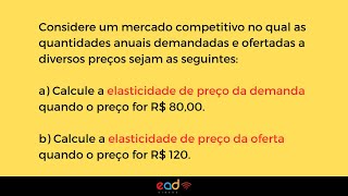 Elasticidade demanda e oferta  ECONOMIA [upl. by Larkin]