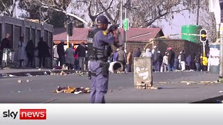 Riots in South Africa over jailing of expresident Jacob Zuma [upl. by Curley]