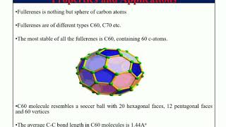 Properties and applications of Fullerenes Carbon nano tube Graphenes [upl. by Ahsilra815]