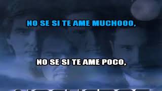 CANCION DEL ADIOS  KARAOKE Los Nocheros [upl. by Matthei]