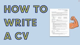 How to write a CV Get noticed by employers [upl. by Zapot]