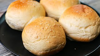 The Best Burger Buns Recipe  Homemade Burger Buns Recipe Without Oven Shorts [upl. by Obla131]