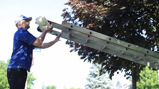 How To Set Up A Ladder Properly [upl. by Amihsat]