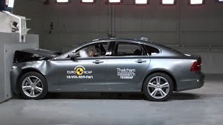 2017 Volvo S90  Crash Test [upl. by Ylil]