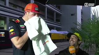 Daniel Ricciardo and Max Verstappen funny interview in Sochi [upl. by Brunn691]