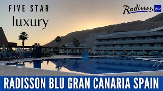 Radisson Blu Mogan  Gran Canarias most LUXURIOUS resort  5 star PHENOMENAL hotel  full tour HD [upl. by Lust]