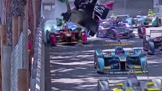 Bruno Sennas Monaco Formula E Horror Crash [upl. by Gati693]