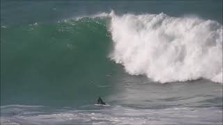 Cribbar Newquay Surfing big waves Cornwall 27 02 2021 [upl. by Ise964]