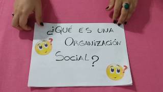 Organizaciones sociales [upl. by Loftis]