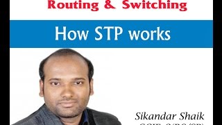 How STP works  Video By Sikandar Shaik  Dual CCIE RSSP  35012 [upl. by Rafe]