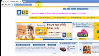 Login LIC India Online [upl. by Ynamreg260]