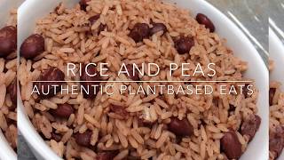 How to make Rice and Peas Jamaican Style [upl. by Anneuq367]