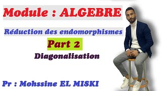 ALGÈBRE Réduction des endomorphismes part 2 Diagonalisation Exercice d’application [upl. by Skees748]