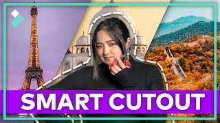 New AI Smart Cutout is Amazing  Wondershare Filmora 12 [upl. by Reywas685]