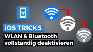 iPhone WLAN Bluetooth quotbis morgen trennenquot und komplett deaktivieren [upl. by Acherman]